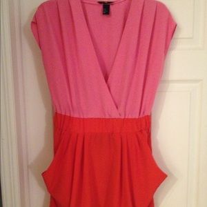 Spring pop of color  H&M tonal above the knee dress size 12